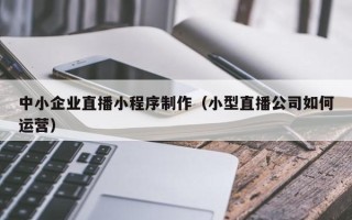 沧县中小企业直播小程序制作（小型直播公司如何运营）